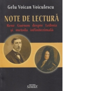 Note de lectura - Rene Guenon despre Leibniz si metoda infinitezimala