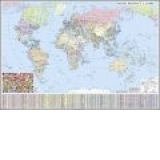 Harta politic&#259; a Lumii, cu sistem de rulare