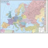 Europa - Harta politica ( 200 x 140 cm )