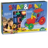 Snap and Play - joc creativ plastic Tractor