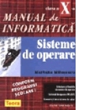 Manual de informatica pentru clasa a X-a. Sisteme de operare
