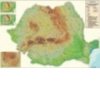 Romania. Harta ariilor naturale protejate - Harta murala, pentru uz didactic