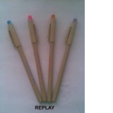 Replay - pix cu guma - corp plastic albastru; da posibilitatea stergerii scrisului in primele 24 de ore