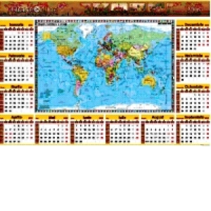 Calendar cu harta Stiefel 2009