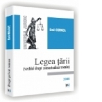 Legea tarii (vechiul drept consuetudinar roman)