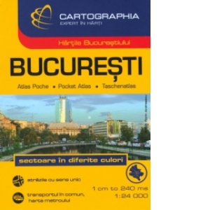 Atlas rutier Bucuresti (editie de buzunar)