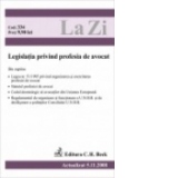 LEGISLATIA PRIVIND PROFESIA DE AVOCAT (COD 334) ACTUALIZAT LA 05.11.2008