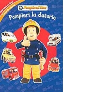 Pompierul Sam - Pompieri la datorie (carte de colorat)