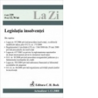 Legislatia insolventei (actualizat la 01.12.2008). Cod 339