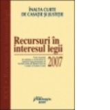 Recursuri in interesul legii 2007