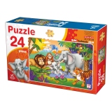 Puzzle 24 piese - Animale Salbatice