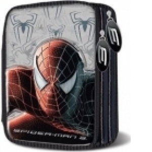 Penar cutie cu doua nivele Spiderman 3 (0234)