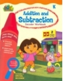 Addition And Subtraction Decoder Workbook (Dora The Explorer, Grade K)