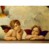 Puzzle 2000 piese - Raphael: cherubs (detail of Madonna Sistina) (98 x 75 cm)