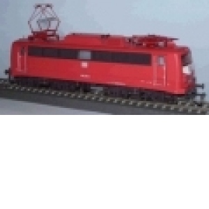 Locomotiva electrica  140 &#238;n culoare ro&#351;u oriental a epocii IV/V