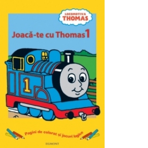Joaca-te cu Thomas 1 - pagini de colorat si jocuri logice