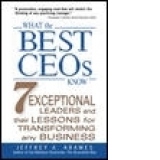 WHAT THE BEST CEOS KNOW