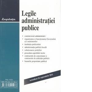 Legile administratiei publice (26.09.2011)