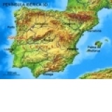 Peninsula Iberica - Felicitare 3D