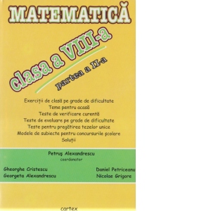 Matematica clasa a VIII-a,partea a II-a