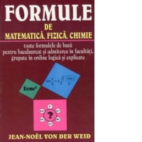 Formule de matematica, fizica, chimie