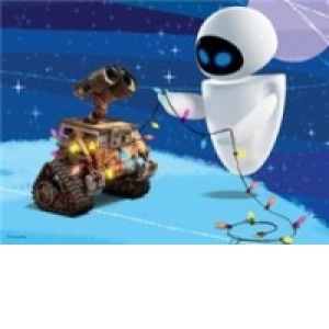 Puzzle Dino - Wall-e si Eve 48 piese