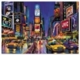 Puzzle Fosforescent de 1000 piese - Times Square, New York Puzzle Fosforescent