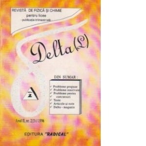 Delta - revista de fizica si chimie (nr. 2/1996)