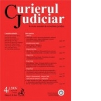 Curierul Judiciar, Nr. 4/2009