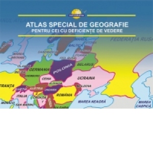 Atlas special de geografie pentru cei cu deficiente de vedere