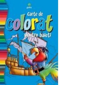 Carte de colorat pentru baieti