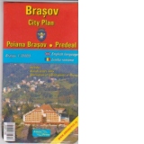 Brasov - planul orasului. Poiana Brasov. Predeal (romana-engleza)