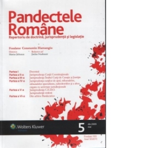 Pandectele Romane - nr. 5/2009