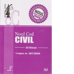 Noul Cod Civil-Ad litteram 2009 - Legea Nr. 287/2009