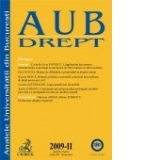 Analele Universitatii din Bucuresti - Drept, Nr. II din 2009