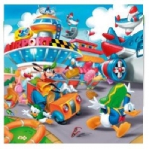 PUZZLE (4x6 piese) - Orasul animat al lui Mickey