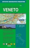 Harta rutiera Venezia (Scara 1:200.000)
