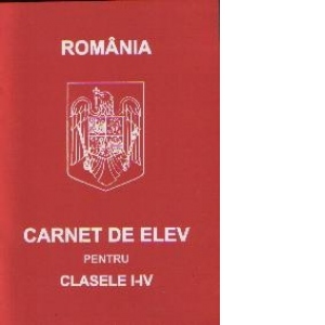 Carnet de elev pentru clasele I-IV