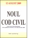 Noul cod civil - editia I - bun de tipar: 12 august 2009