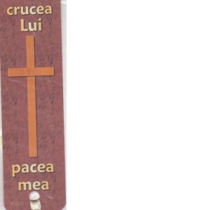 Semn de carte Crucea Lui Pacea mea