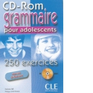 Grammaire pour adolescents 250 exercices, Niveau debutant - CD-ROM