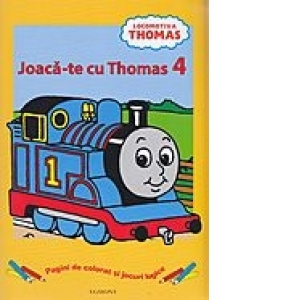 Joaca-te cu Thomas 4 - pagini de colorat si jocuri logice