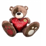 Ursulet plus cu inimioara LOVE YOU (12 cm)