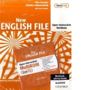 New English File Upper-Intermediate Workbook with Answer Booklet and MultiROM Pack