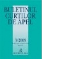 Buletinul Curtilor de Apel, Nr. 3/2009