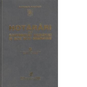 Hotarari ale guvernului Romaniei si alte acte normative - 5 Mai 1999