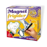 Magnet frigider - Coloreaza si decupeaza. Joc magnetic
