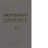 Hotarari ale Guvernului Romaniei si alte acte normative 10 octombrie 1999