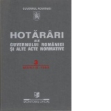 Hotarari al Guvernului Romaniei si alte acte normative 3 martie 1999