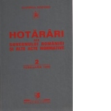 Hotarari al Guvernului Romaniei si alte acte normative 2 februarie 1999